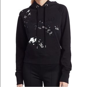 Womens Splatter Helmut Lang hoodie
